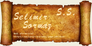 Selimir Šormaz vizit kartica